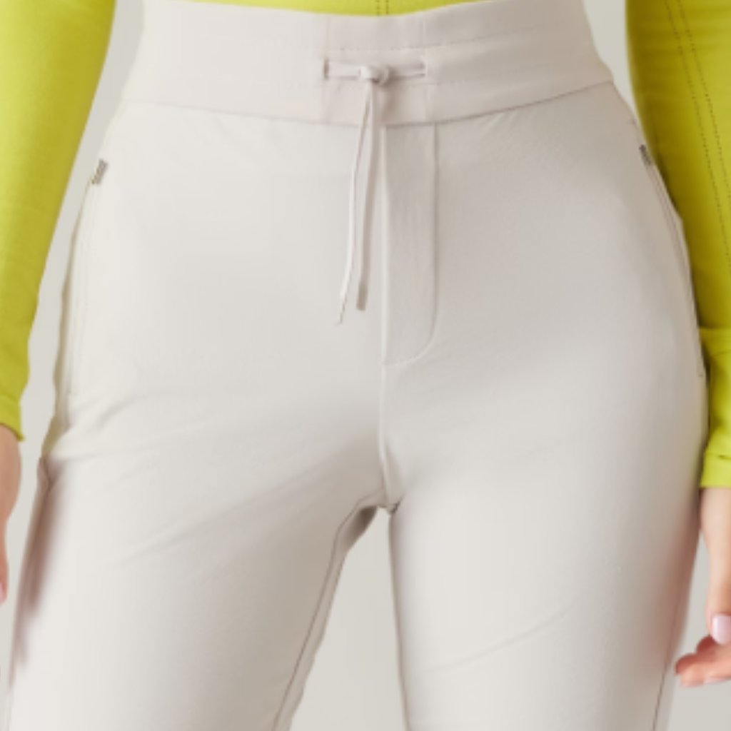 Athleta Headlands Hybrid Mid Rise Joggers, Birch Grey, Size 10, Nwt